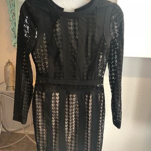 ✅ NWT Black W/beige New Dress 👗 sz M